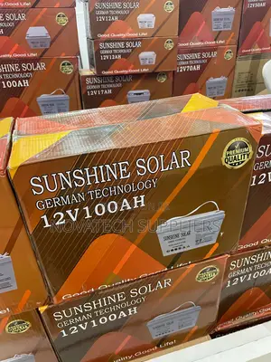 100ah 12v Sunshine Solar Battery