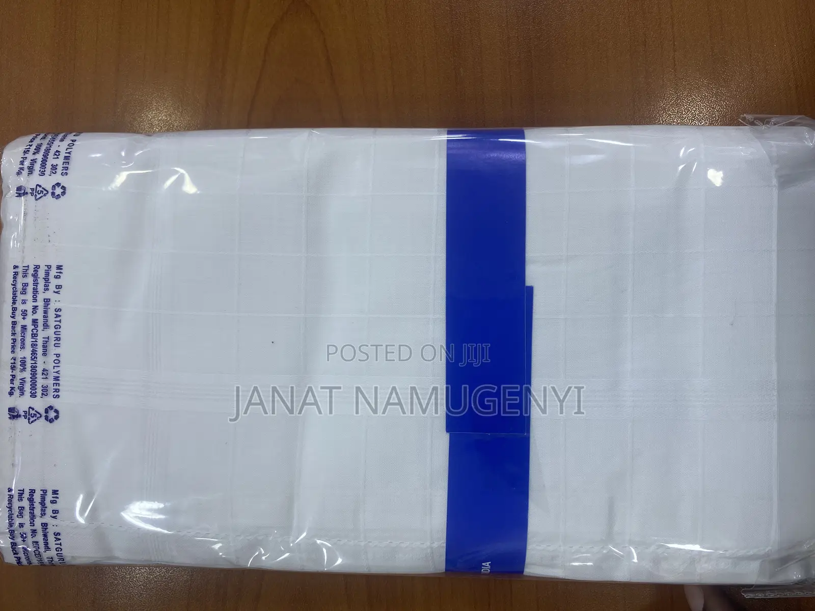 A Dozen of Kunal1 Plain White Handkerchiefs