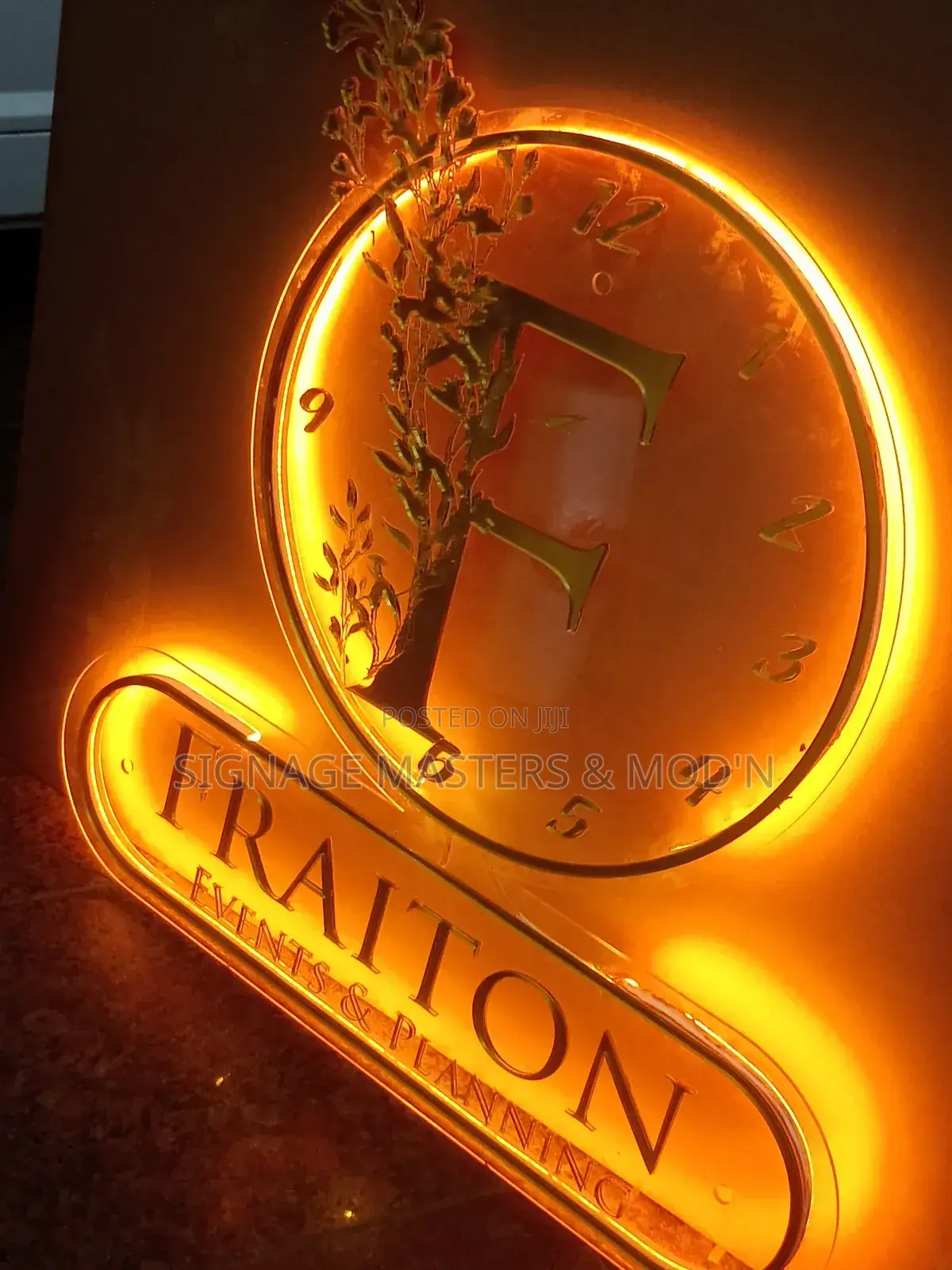 Neon Backlit Logo