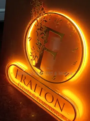 Neon Backlit Logo
