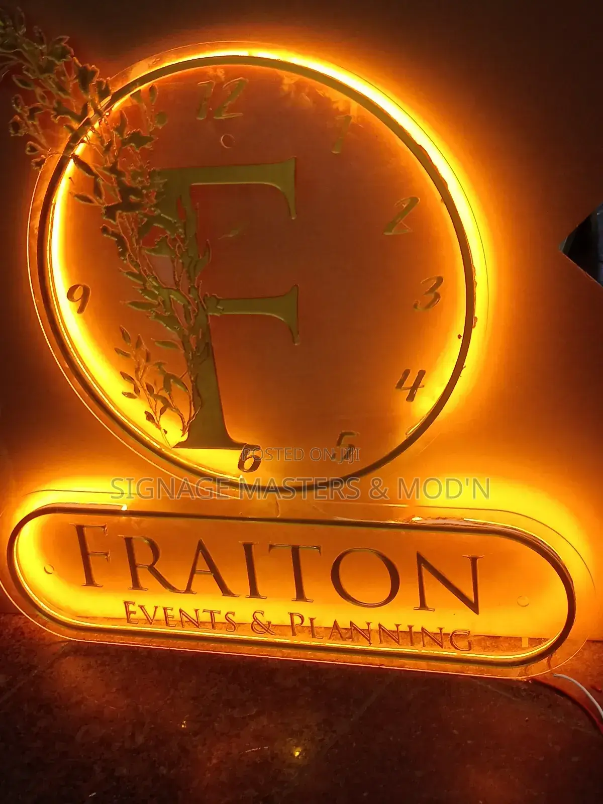 Neon Backlit Logo