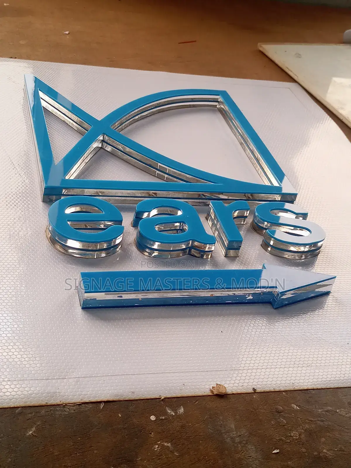 2d Floating Acrylic Logo