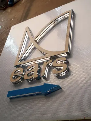 2d Floating Acrylic Logo