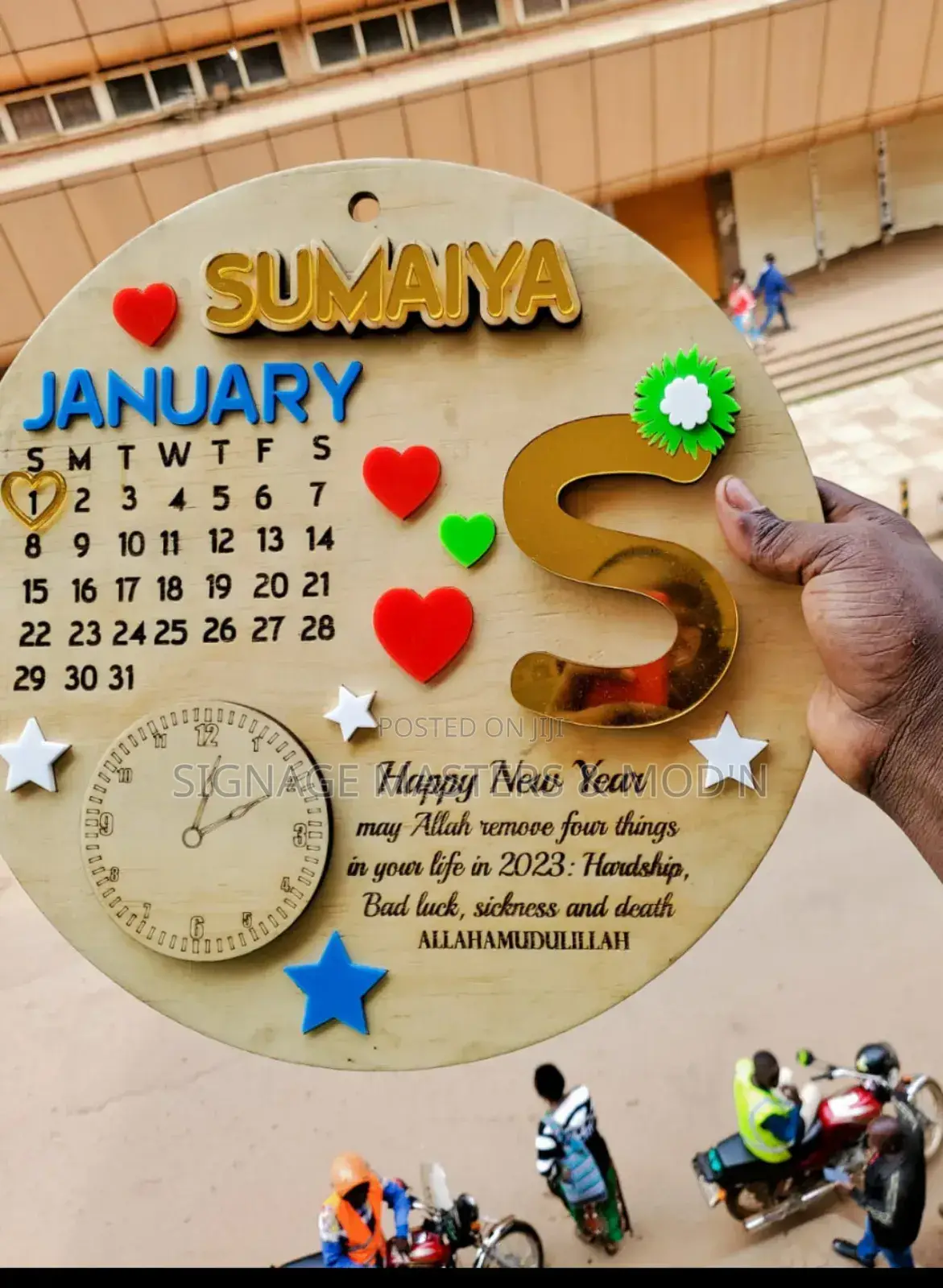 Mockup Birthday Calendar