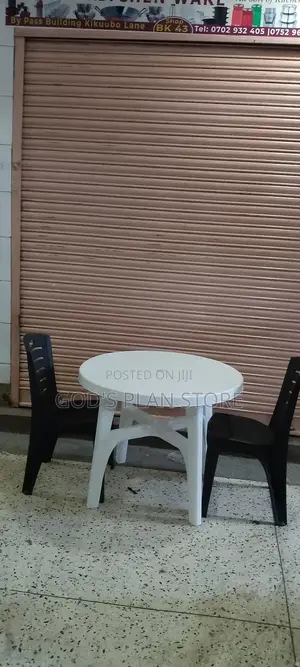 2 Seater Plastic Table and Chairs