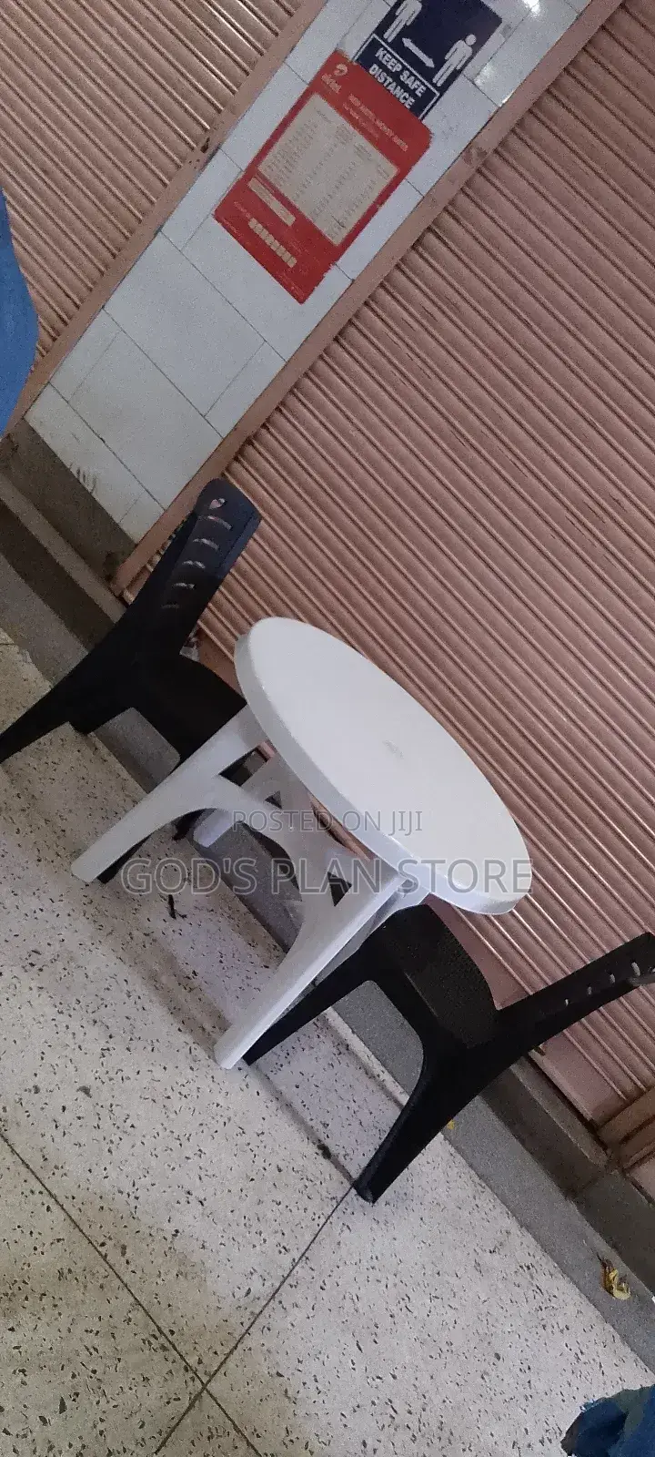 2 Seater Plastic Table and Chairs