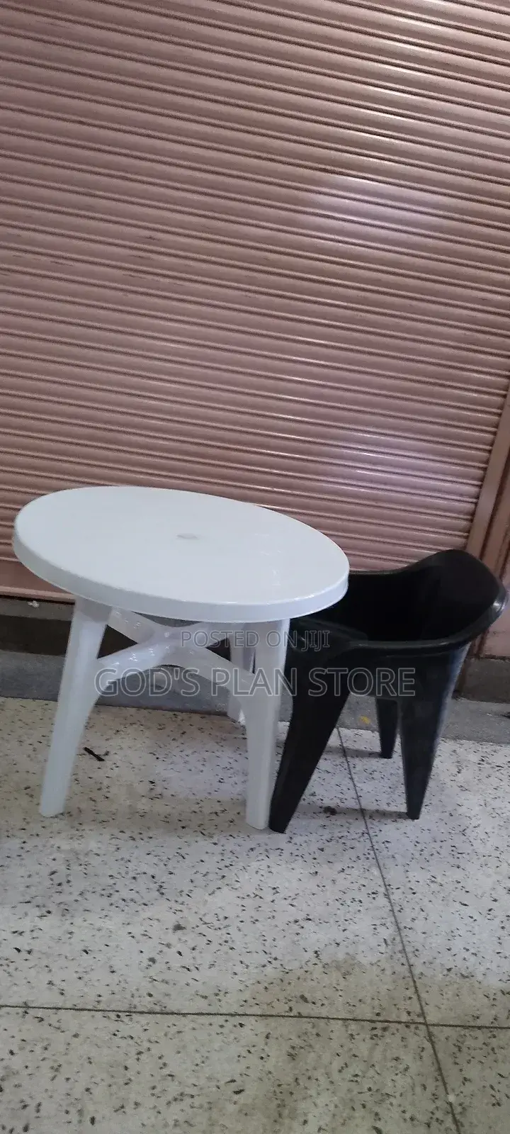 Reading Plastic Table and 1 Sofa Chair