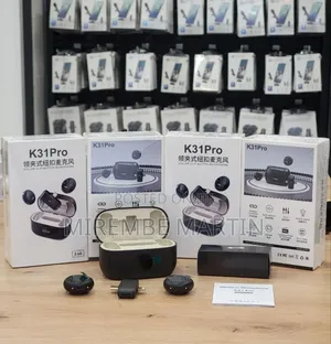 Blogger Microphone With Two Lapel Microphones, Model K31pro