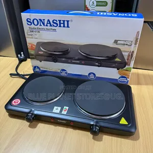 Sonashi Double Electric Hotplates \\ 2500w \\ SHP-613n.