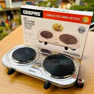 Geepas High-Quality Double Hotplates With 2yrs Warrantee