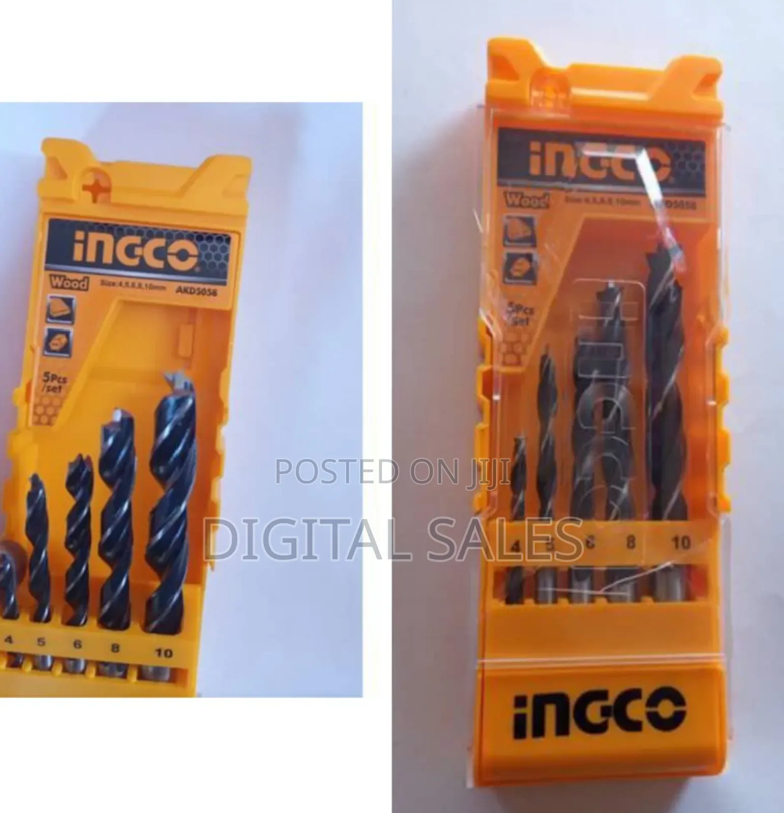 Ingco Wood Drill Nails Set-Yellow