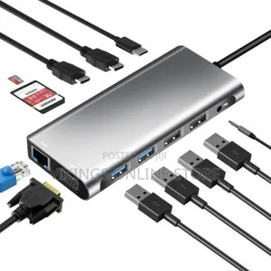 Type-C to Hdmi 11 in 1- Grey