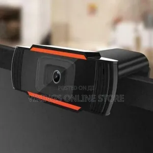 Usb Web Cam With Night Vision for Laptop Computer -Black