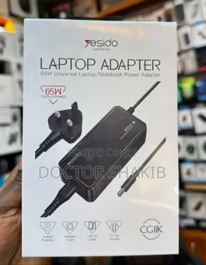 New Yesido Universal Laptop Adapter 65w