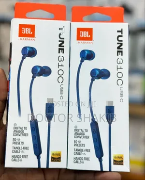 Original JBL Tune 310c Usb-C Blue