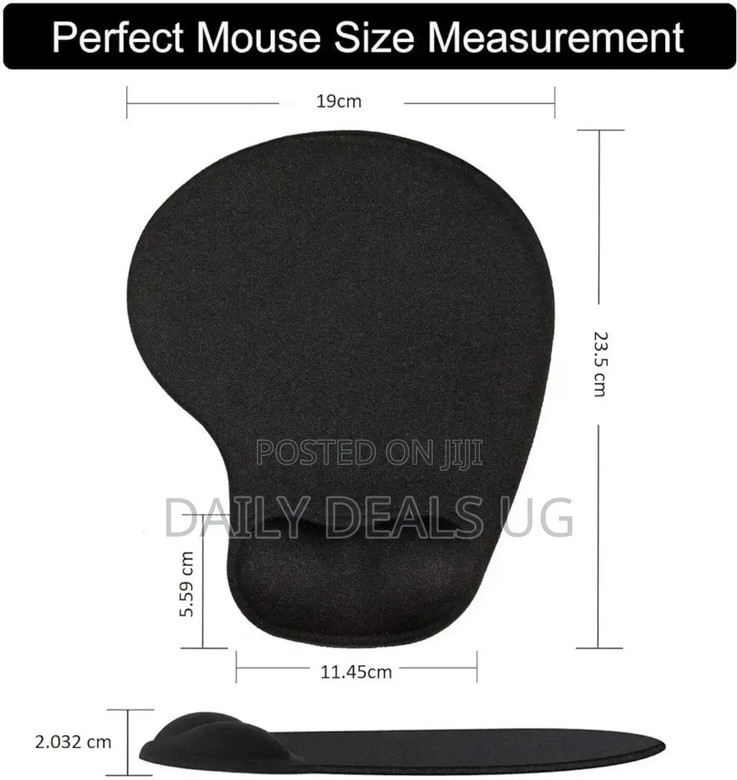 Generic Mouse Pad Gel Foam and Wrist Support for Pc Laptop