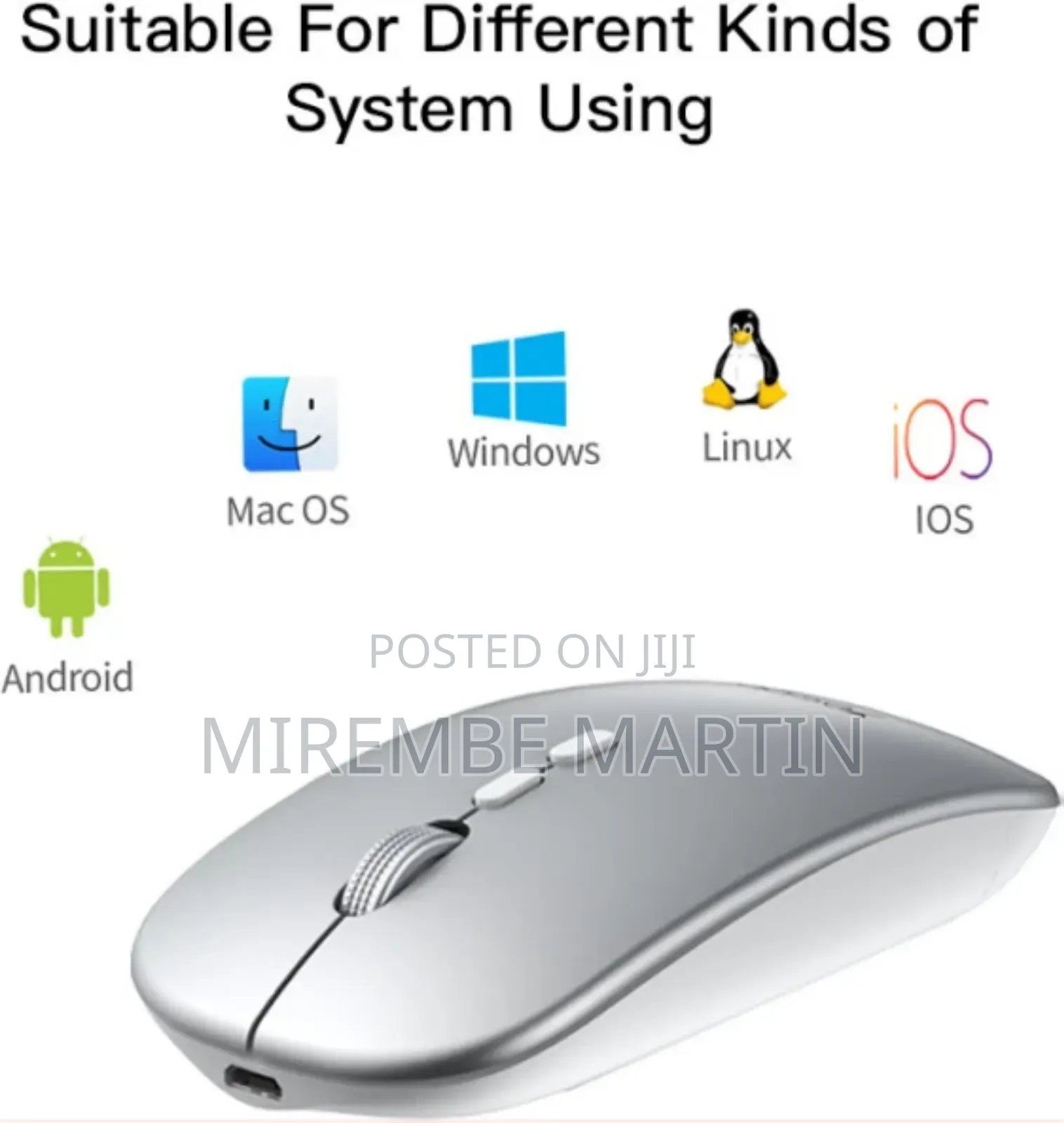 Yesido Kb15 Slim 2.4g Rechargeable Wireless Mouse