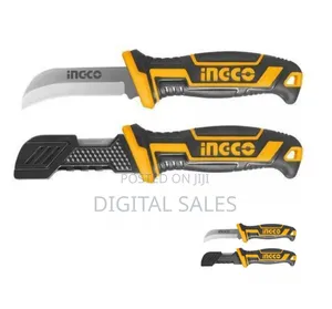 Ingco Cable Stripping Knife_ Black