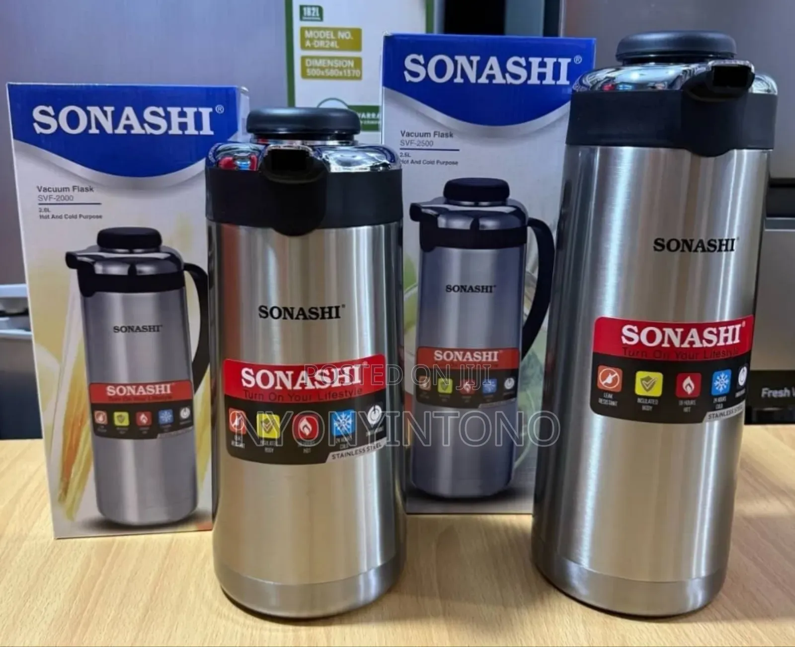 Sonashi 2l High-Quality Stainless Steel Vacuum Flask