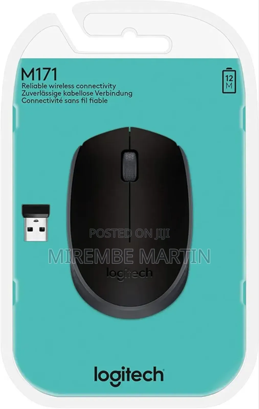 Logitech Wireless Mouse for Pc Laptop - M171