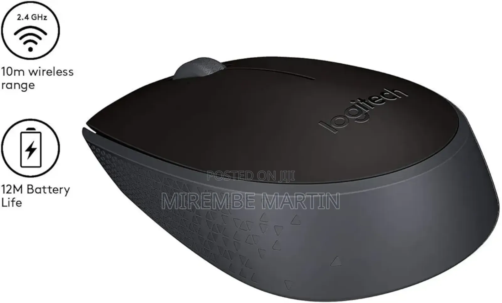 Logitech Wireless Mouse for Pc Laptop - M171