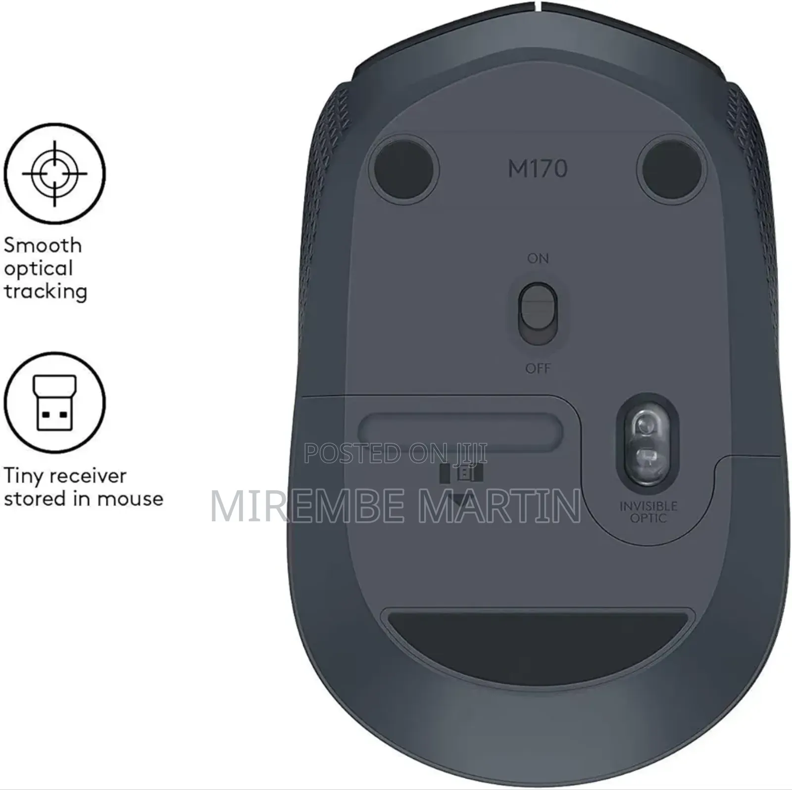 Logitech Wireless Mouse for Pc Laptop - M171