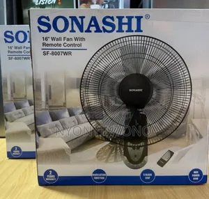 Sonashi 16" Digital Wall Fan With Remote Control