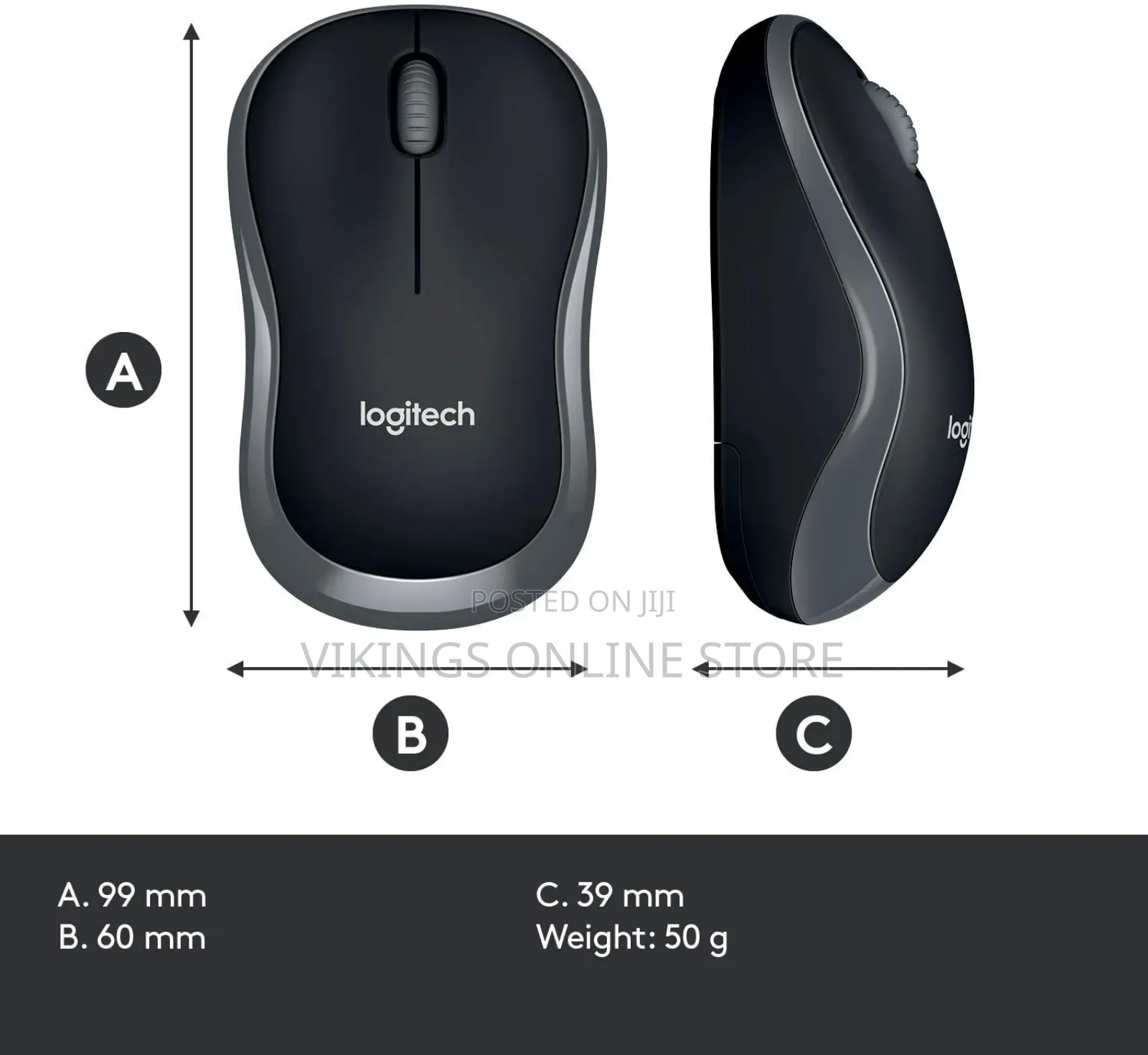 Logitech M185 2.4ghz Wireless Mouse With Mini Usb Receiver