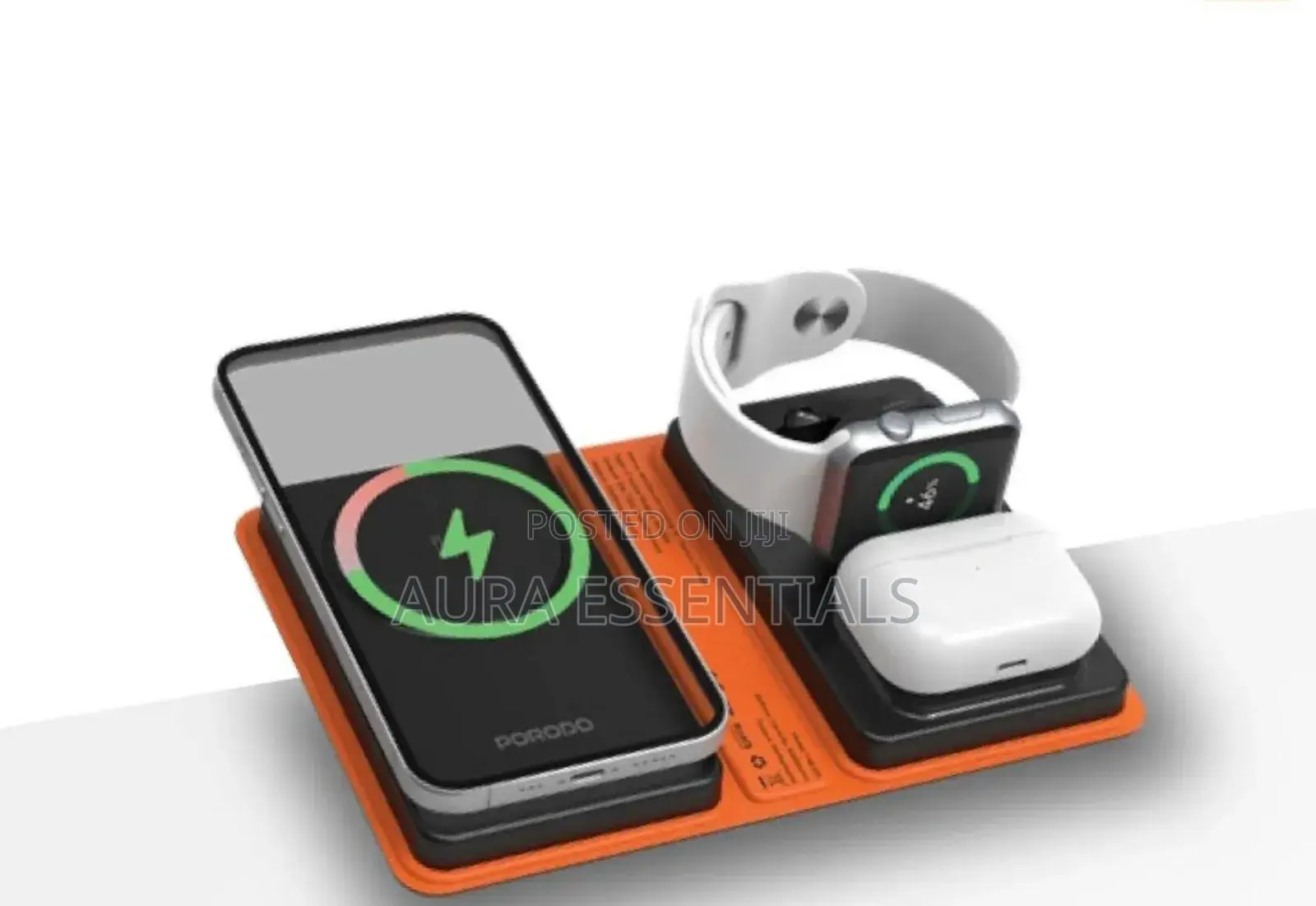Porodo 8000mah Folding 4-Device Charger