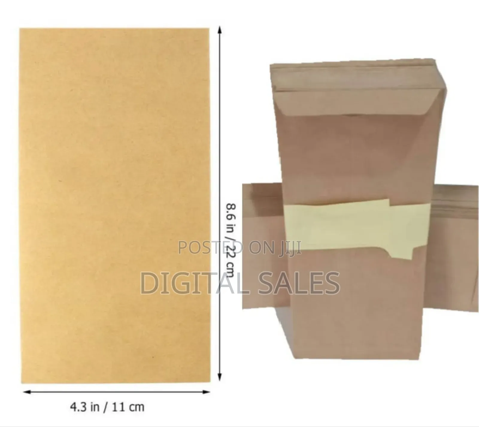 50 PCS Envelopes Pack 11cmx22cm