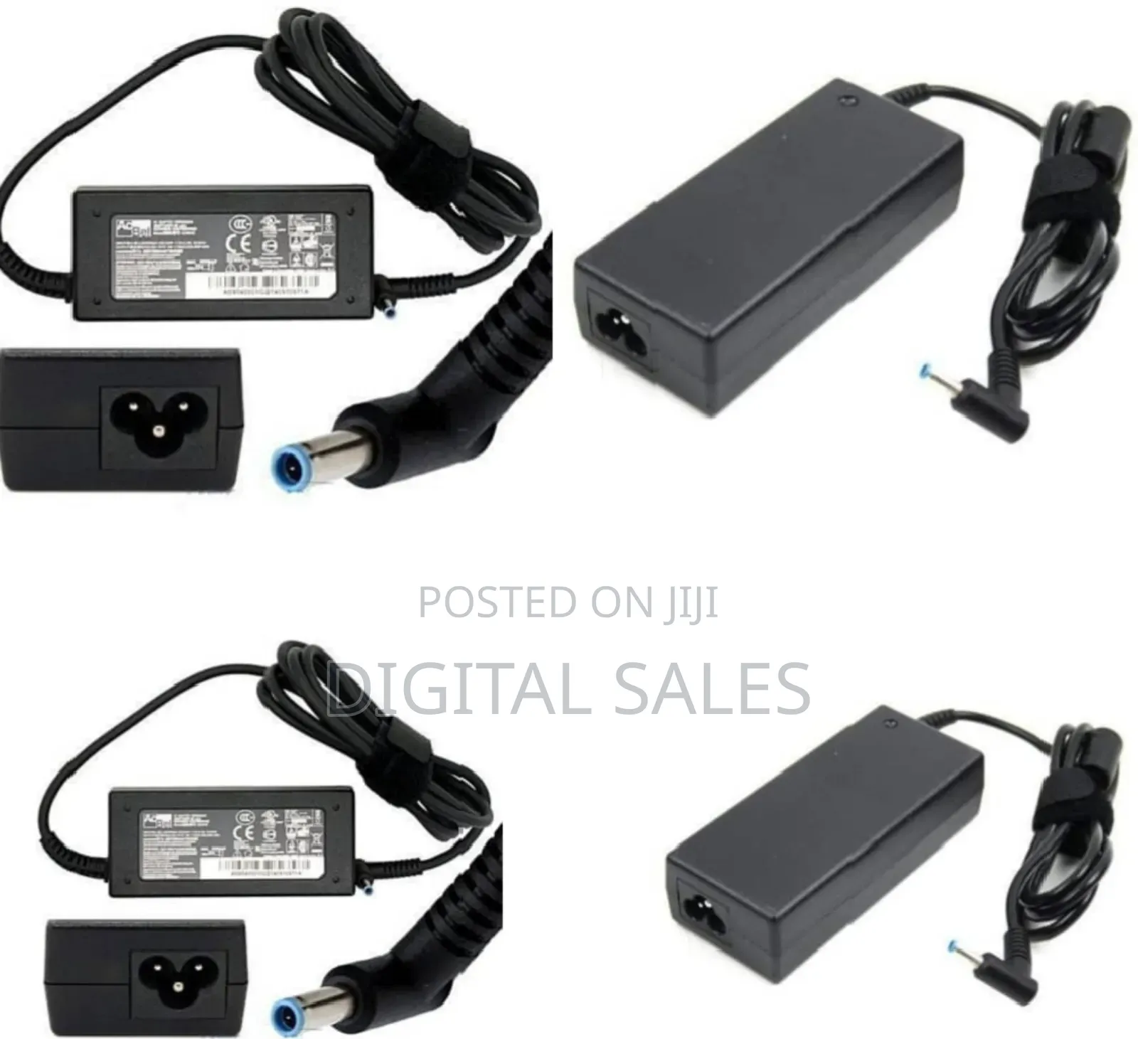 Hp (Blue Pin) Original Laptop 19.5v 3.33a 65w Adapter Black