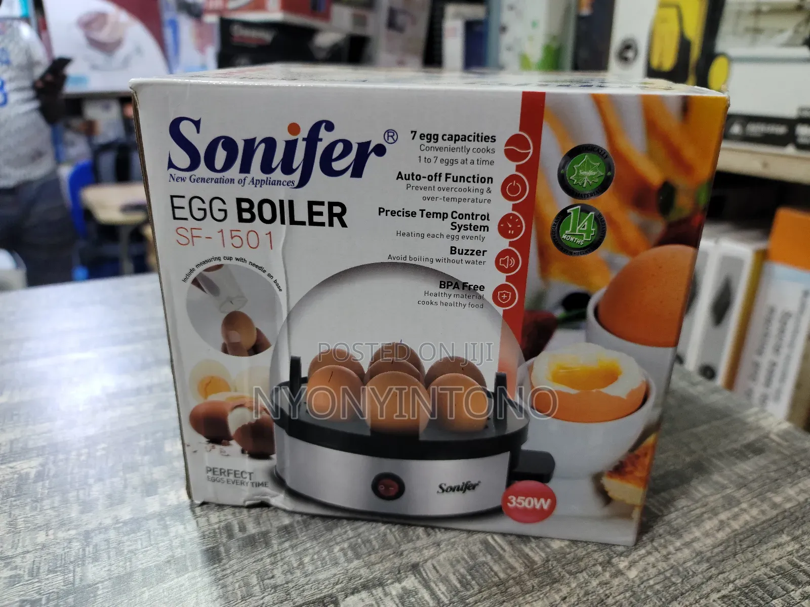 Sonifer High-Quality Automatic Egg Boiler