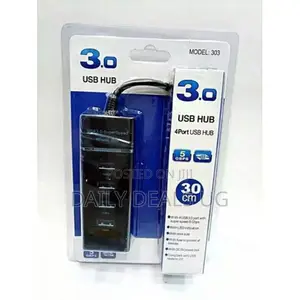 Hub 3.0 Usb Hub 4 Ports 5gbps Black Color