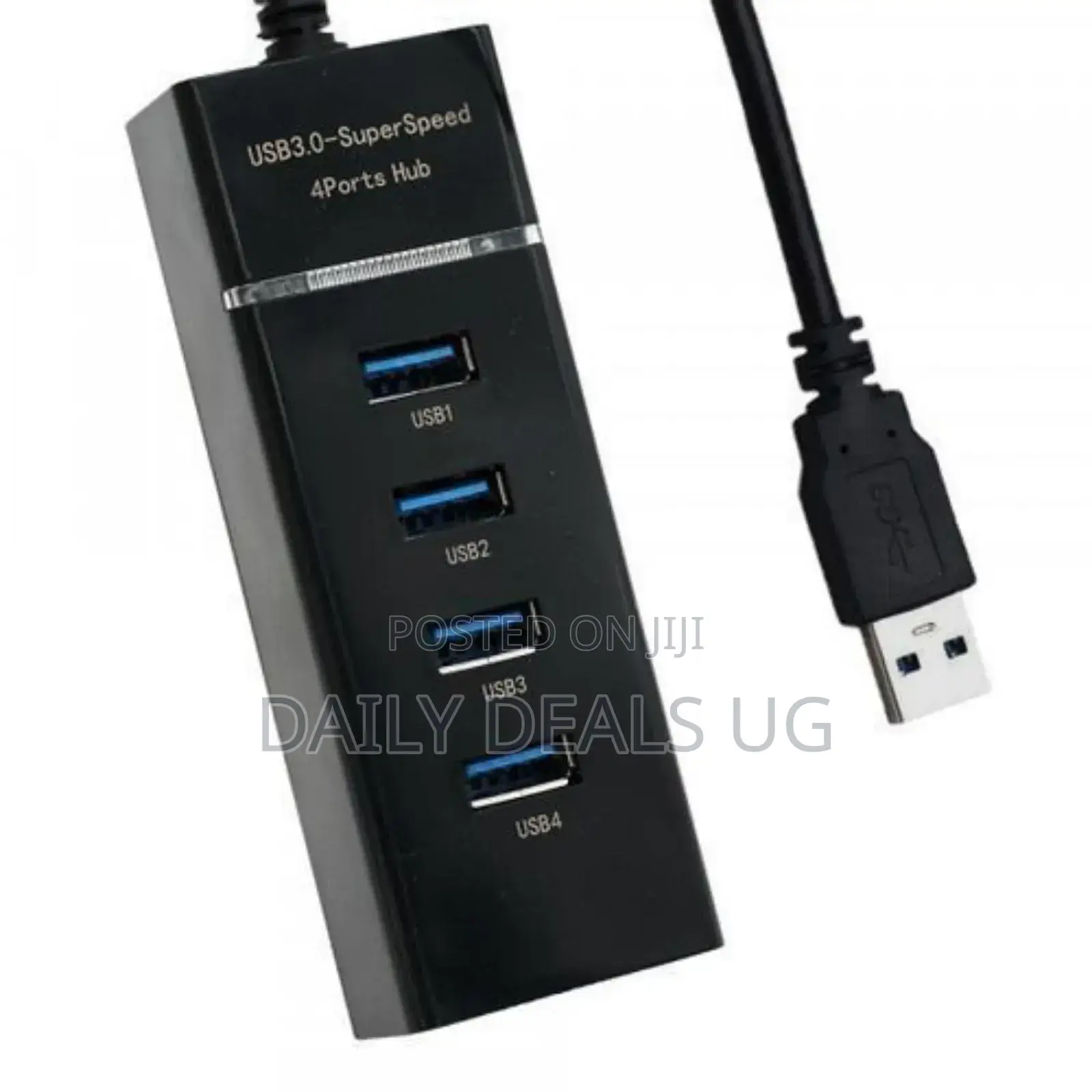 Hub 3.0 Usb Hub 4 Ports 5gbps Black Color
