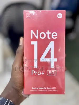 New Xiaomi Redmi Note 14 Pro+ 5G 256 GB Black