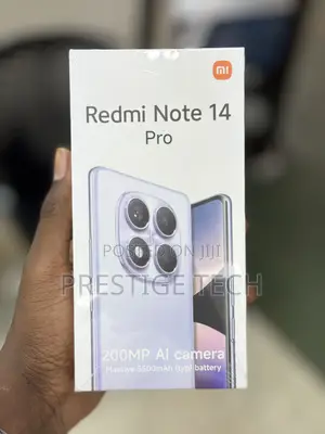 New Xiaomi Redmi Note 14 Pro 256 GB Black