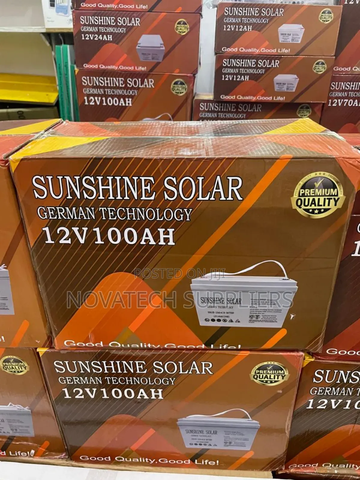 100ah German Technology Sunshine Solar Battery Gkok