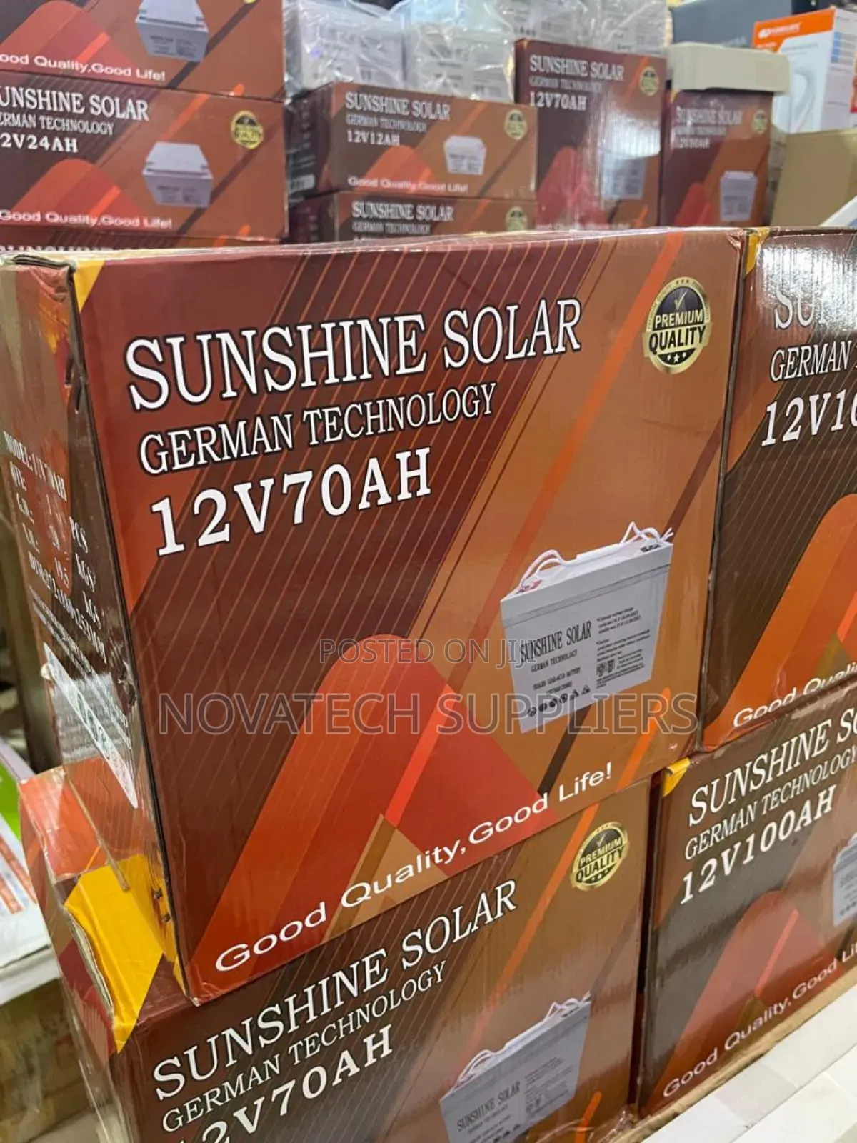 70ah Sunshine German Technology Solar Battery Hemk