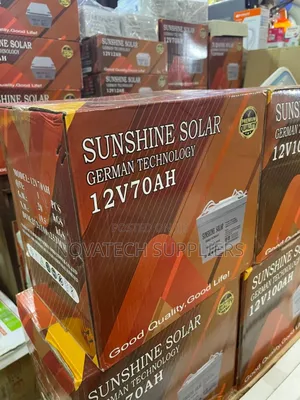 50ah Sunshine German Technology Solar Battery Hkna