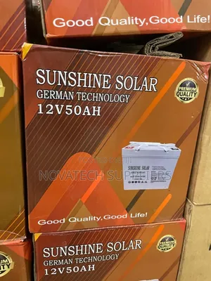 50ah German Technology Sunshine Solar Battery Casp