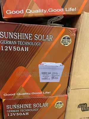 50ah German Technology Sunshine Solar Battery Hefn