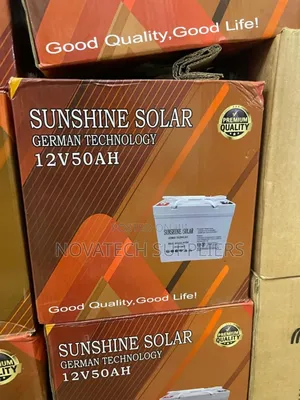 50ah German Technology Sunshine Solar Battery Ckan