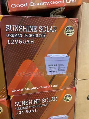 50ah German Technology Sunshine Solar Battery Zeph