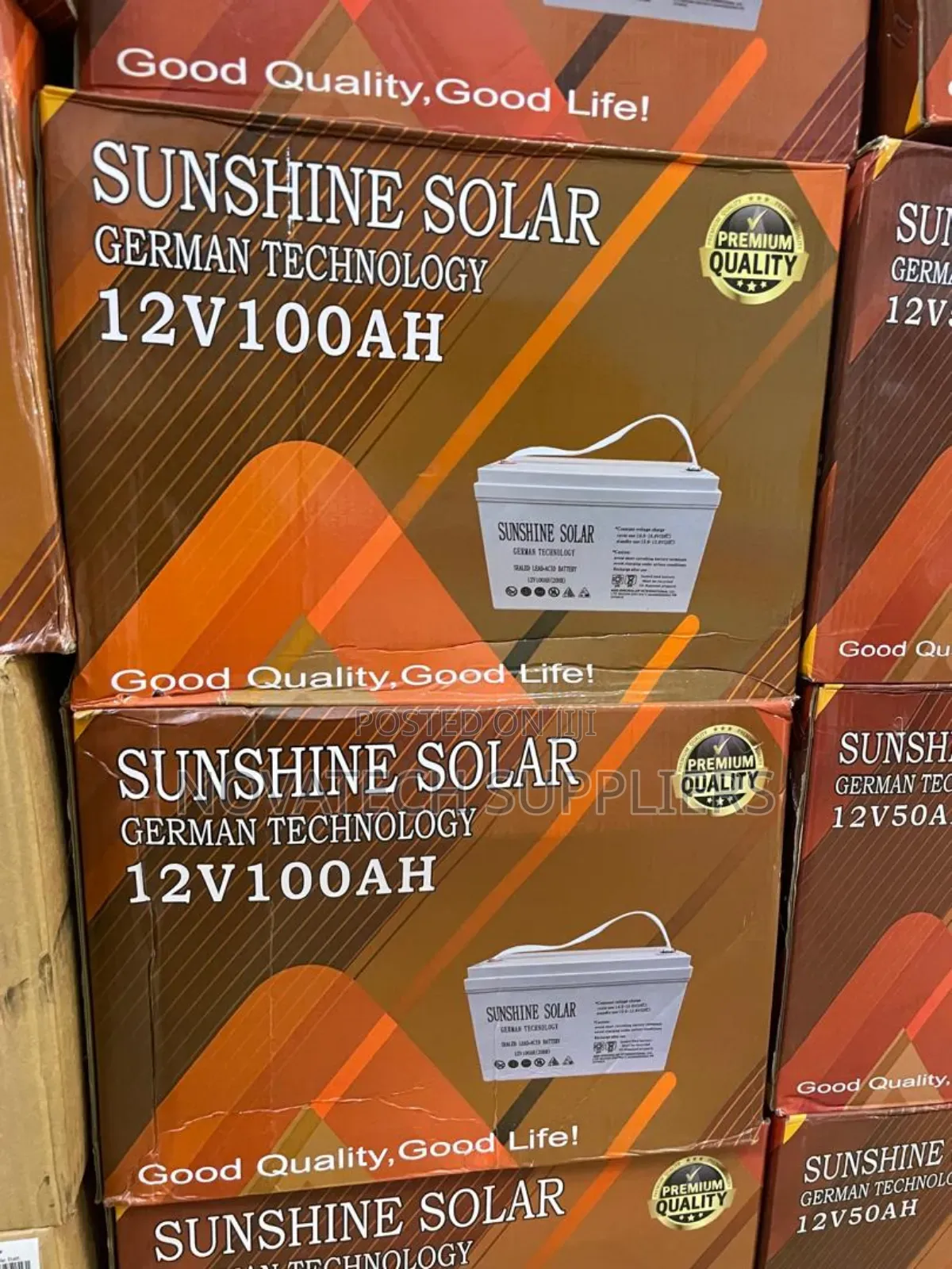 100ah German Technology Sunshine Solar Battery Moch