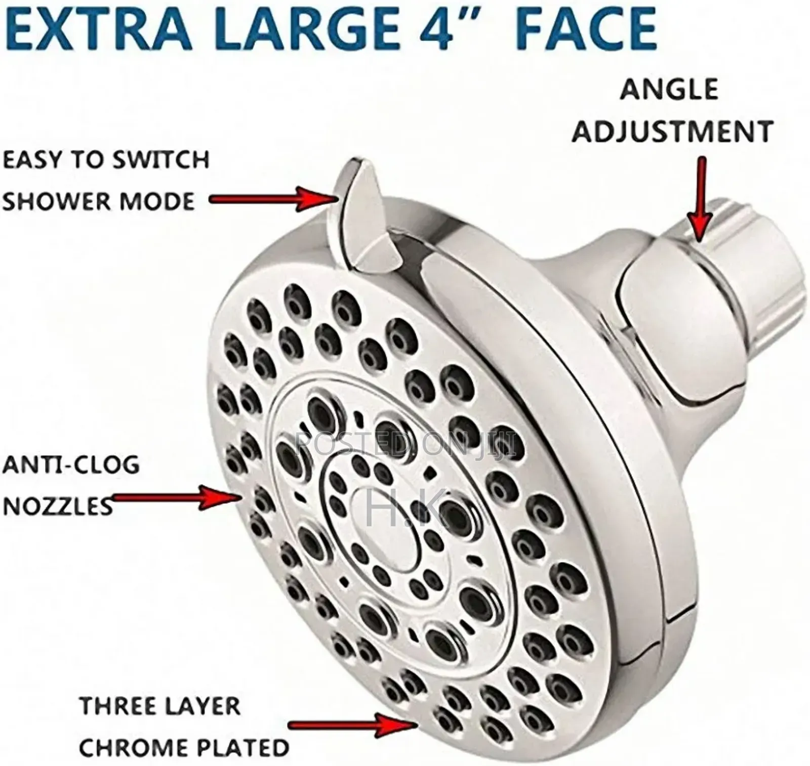 Niagara Conservation Vara Spa 5-Spray Shower Head.
