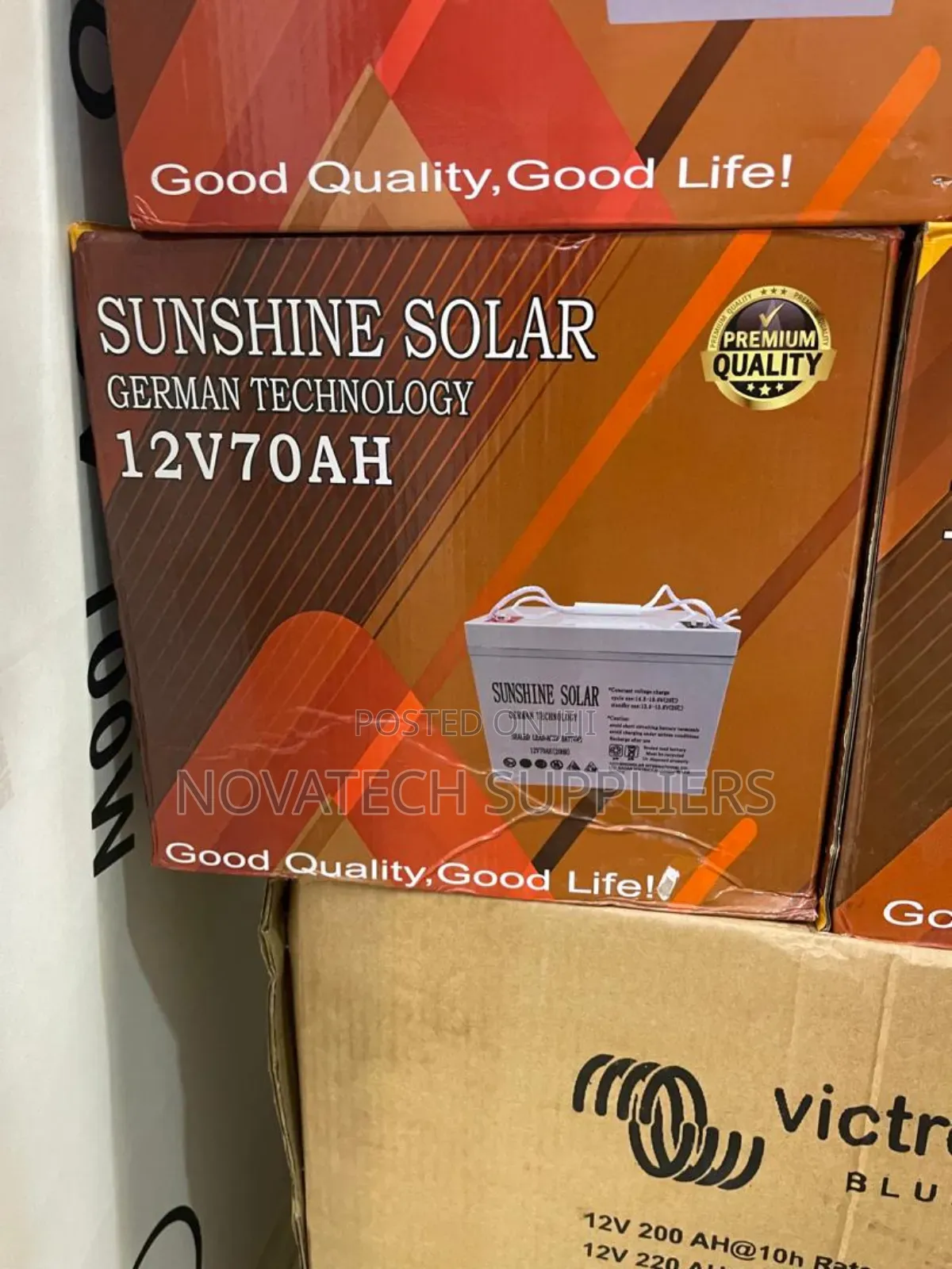 70ah German Technology Sunshine Solar Battery Vesk