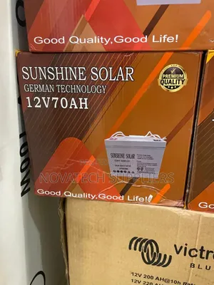 70ah German Technology Sunshine Solar Battery Vesk