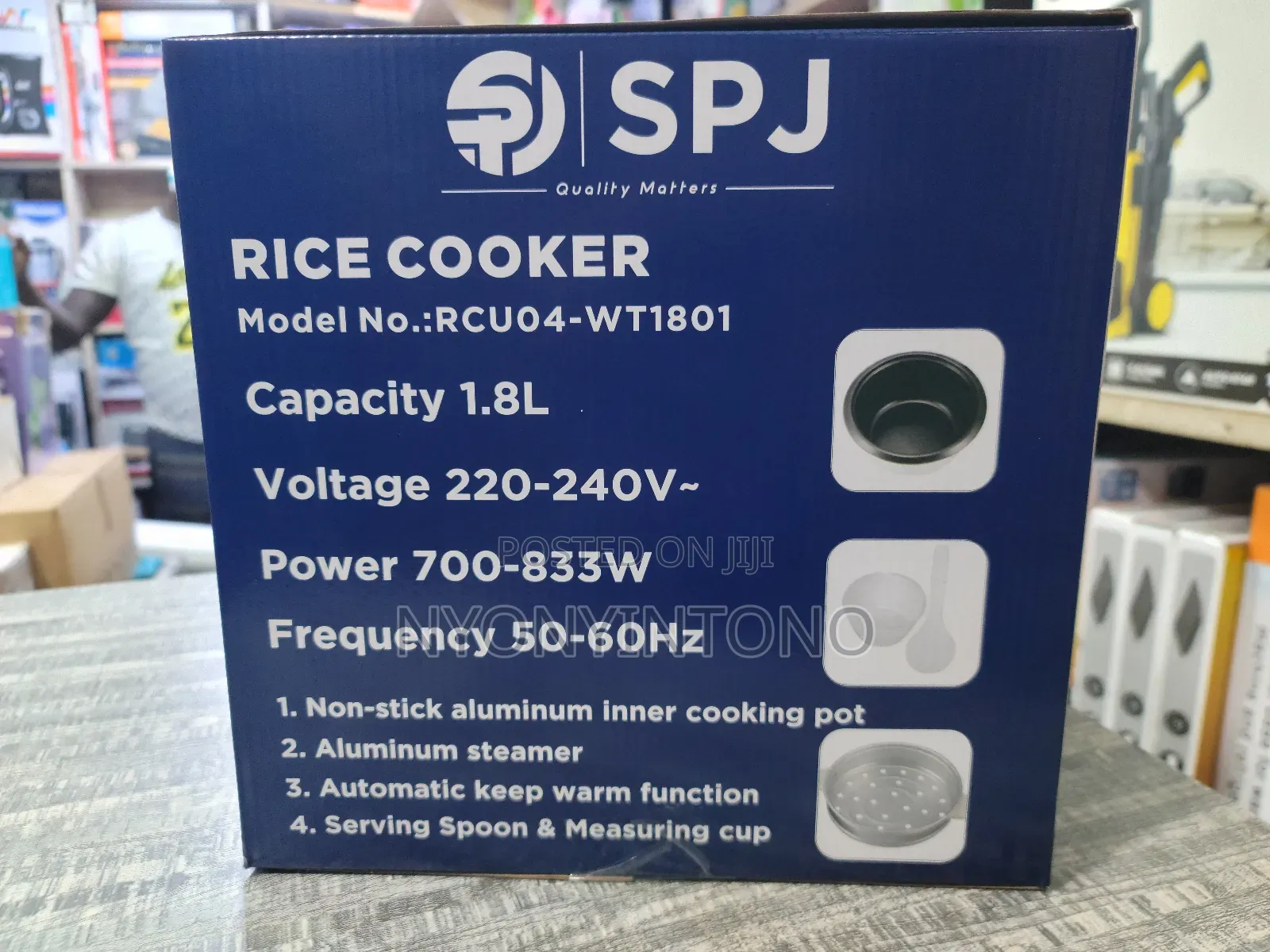 SPJ 1.8liters Automatic Rice Cooker With Steamer