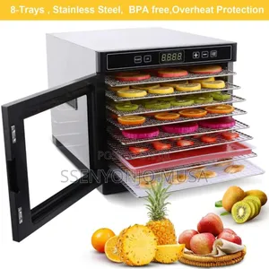 8-Tray Stainless Steel Food Dehydrator-Professional Electric