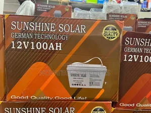 100ah Sunshine German Technology Solar Battery Pkak